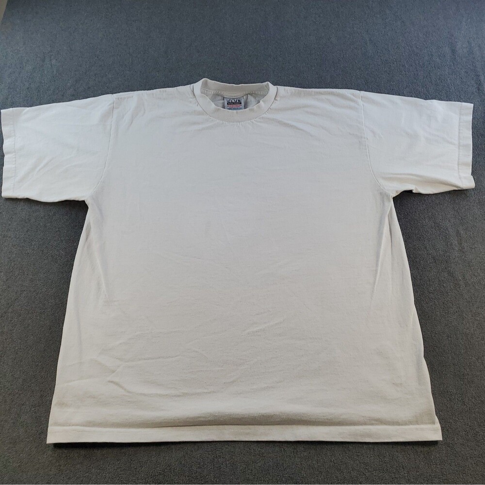 Pro Club Heavy Weight Blank T-Shirt Men's Size XL White
